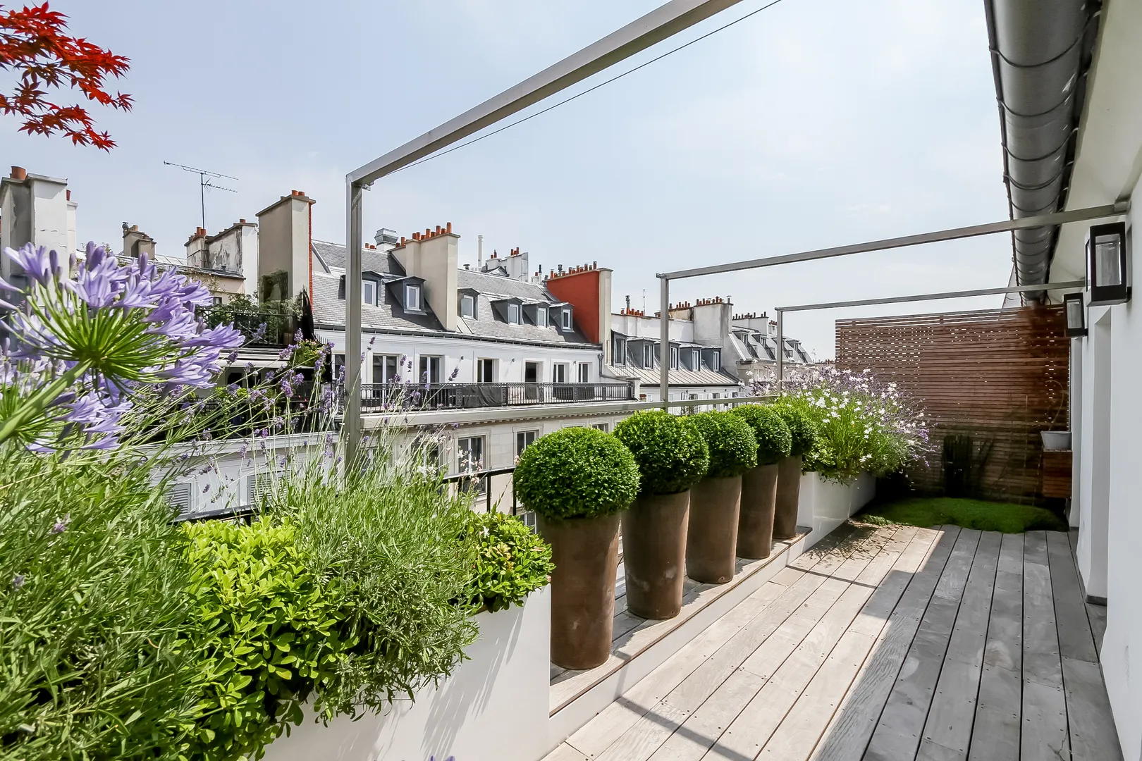aménagement d'une terrasse